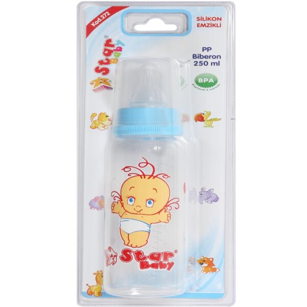 Silikon Emzikli PP Biberon 250ML